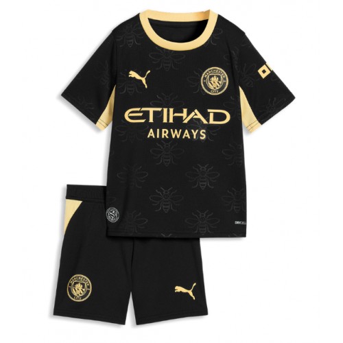 Manchester City Erling Haaland #9 Replika Bortatröja Barn 2026-27 Kortärmad (+ Korta byxor)